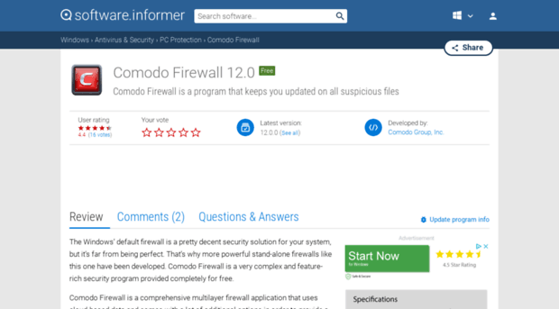 comodo-firewall.informer.com