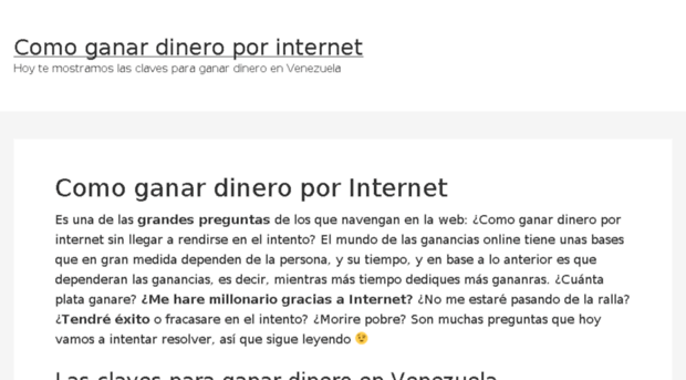 comoganardineroenvenezuela.com.ve