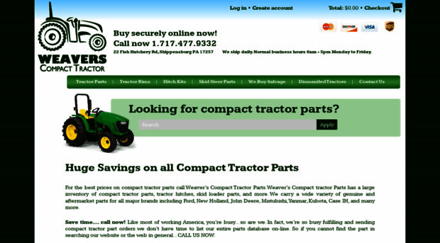 compactractorparts.com