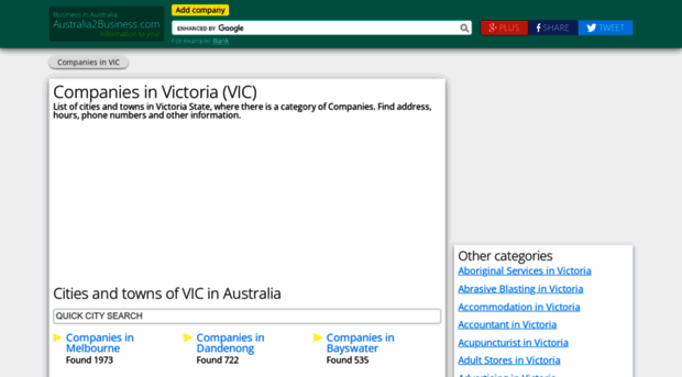 companies-vic.australia2business.com