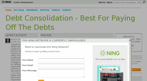 companiesdebtconsolidation.ning.com