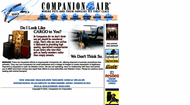 companionair.com