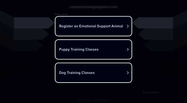 companiondogsupplies.com