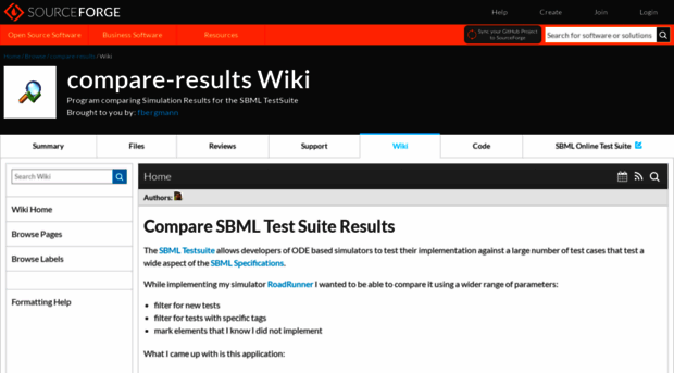 compare-results.sf.net