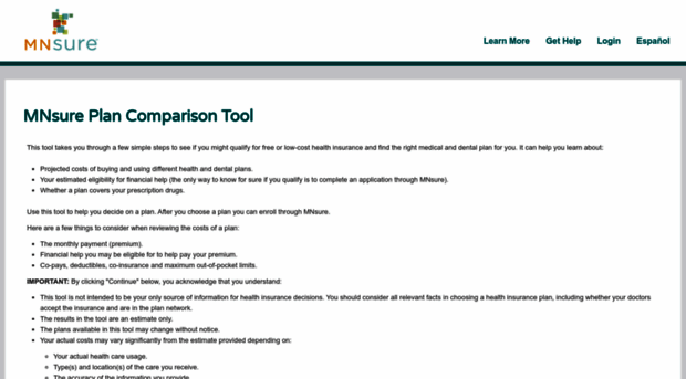 compare.mnsure.org