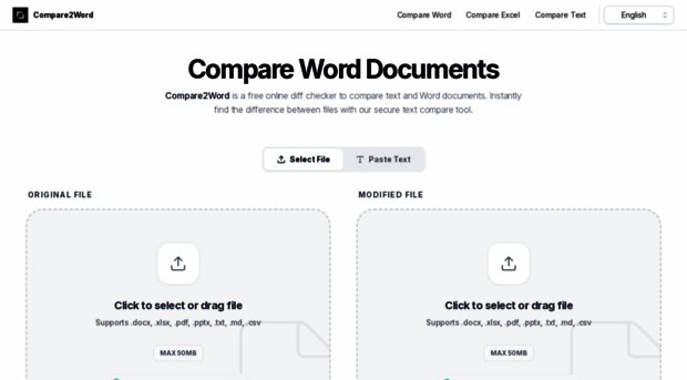 compare2word.com