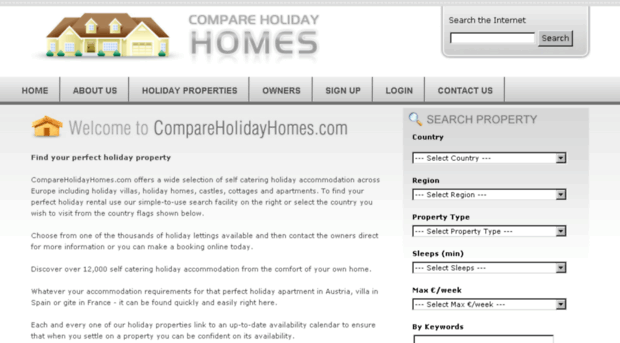 compareholidayhomes.com