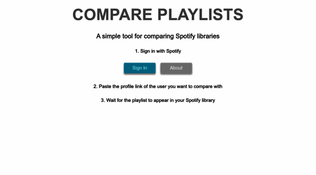 compareplaylists.com