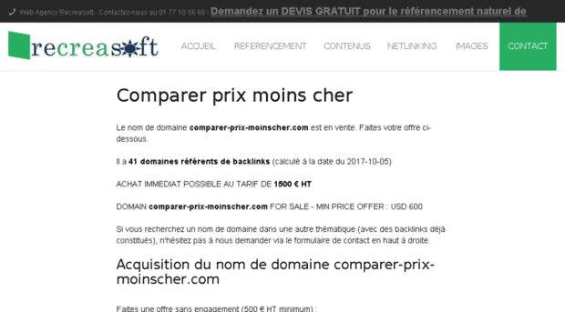 comparer-prix-moinscher.com