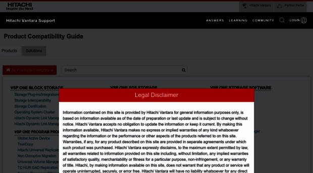 compatibility.hitachivantara.com