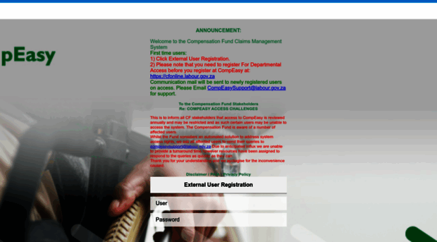 compeasy.labour.gov.za - Logon - Compeasy Labour Gov