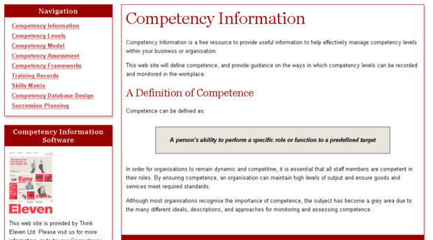 competencyinformation.co.uk