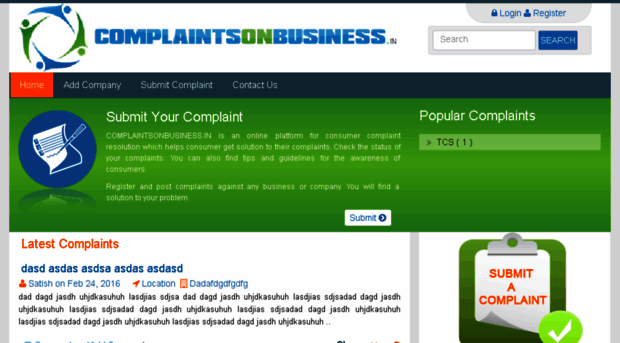 complaintsonbusiness.in