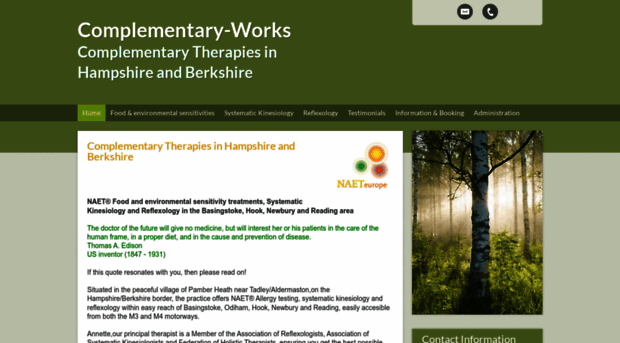 complementary-works.co.uk - Complementary Therapies, Aller ...