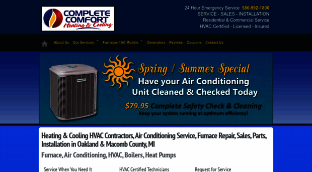 completecomfortheatingcooling.com