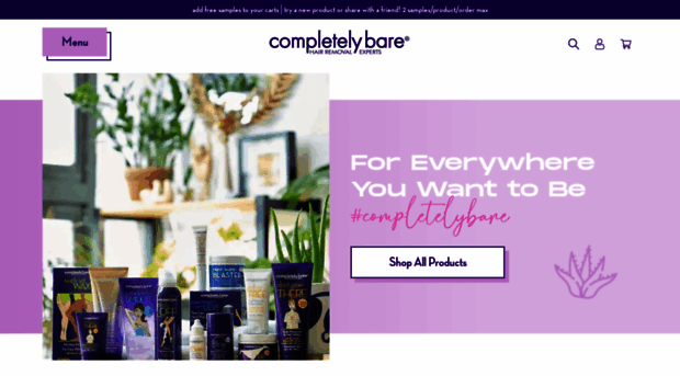 completelybareproducts.com