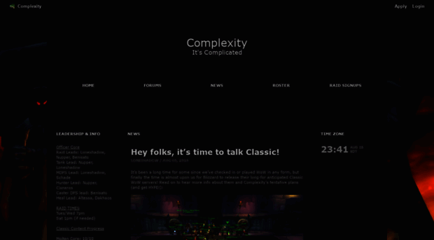 complexityed.shivtr.com