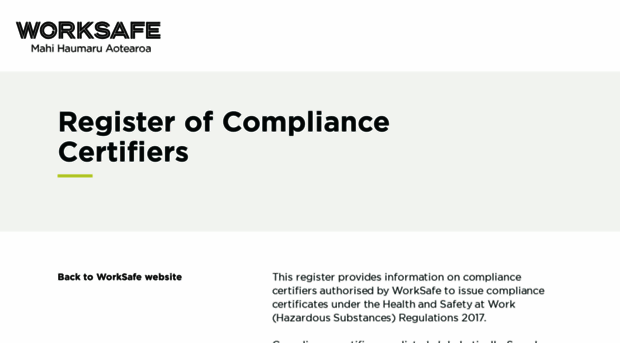 compliancecertifiers.worksafe.govt.nz