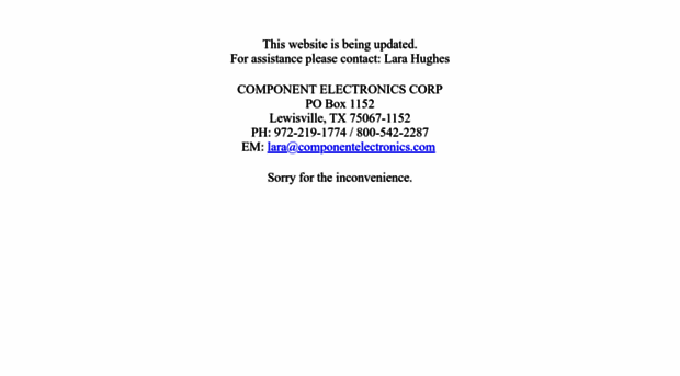 componentelectronics.com