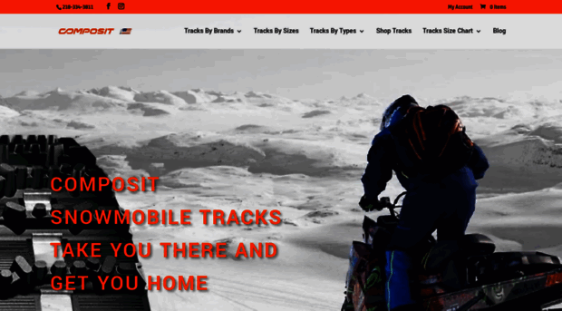 compositsnowmobiletracks.com