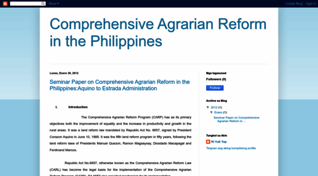 comprehensiveagrarianreform.blogspot.com