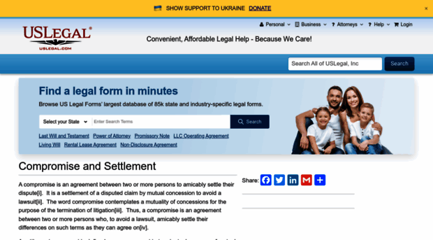 compromiseandsettlement.uslegal.com