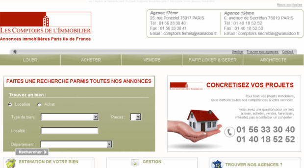 comptoirsdelimmobilier.fr