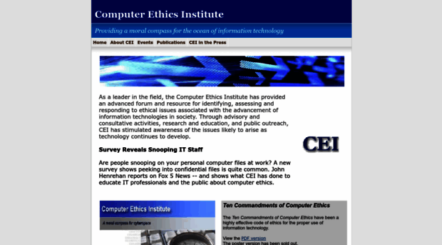 computerethicsinstitute.org