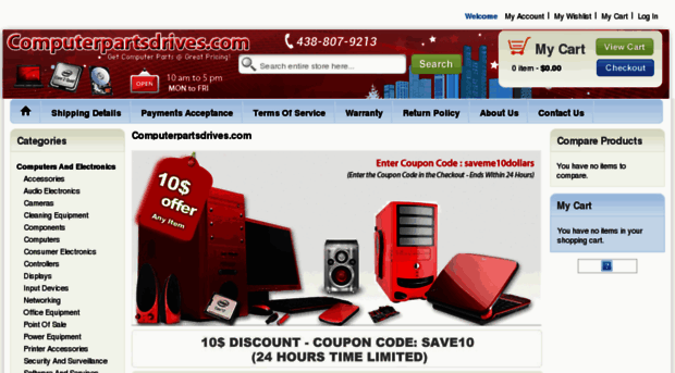 computerpartsdrives.com