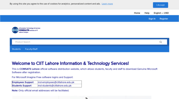 comsats-lahore.onthehub.com