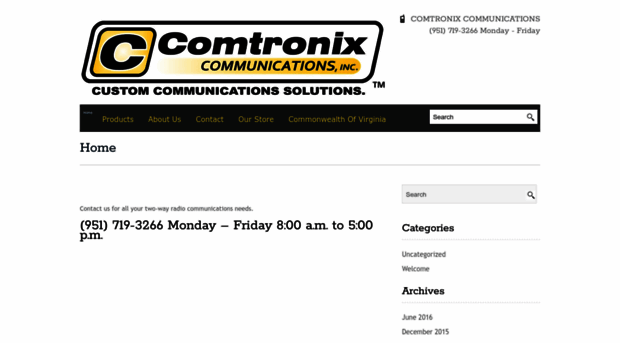 comtronixcommunications.com