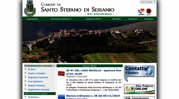 comunesantostefanodisessanio.aq.it