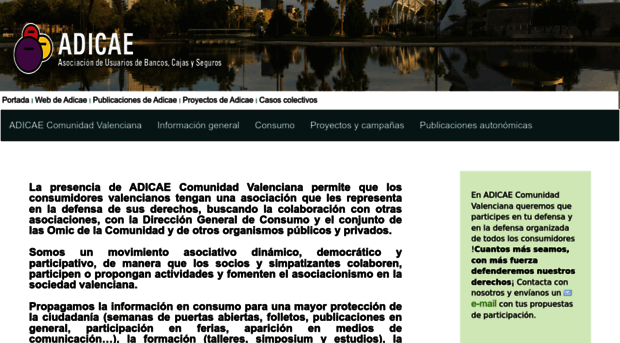 comunidadvalenciana.adicae.net