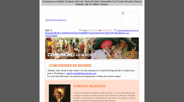 comuniones-en-madrid.centraldelespectaculo.com