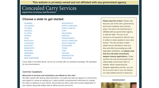 concealedcarryservices.org