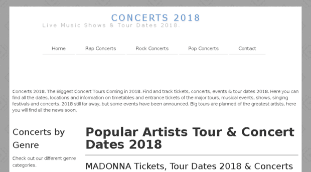 concerts2018.net