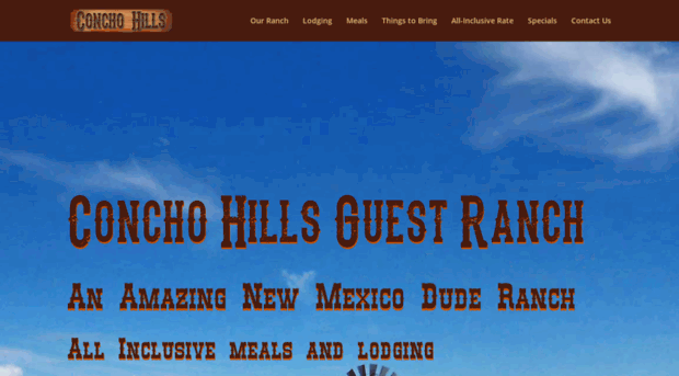 conchohillsranch.com