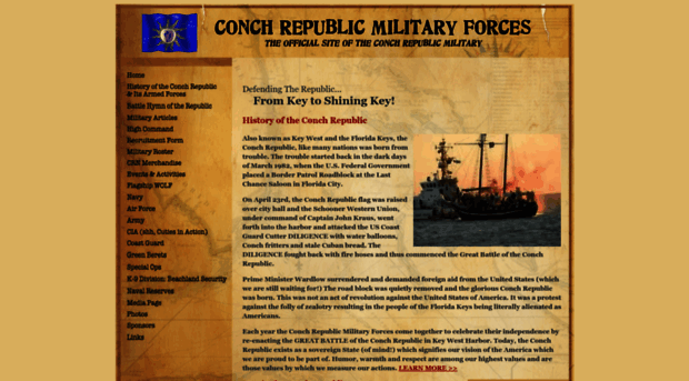 conchrepublicmilitaryforces.com