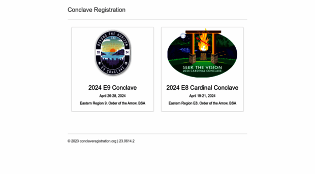 conclaveregistration.org