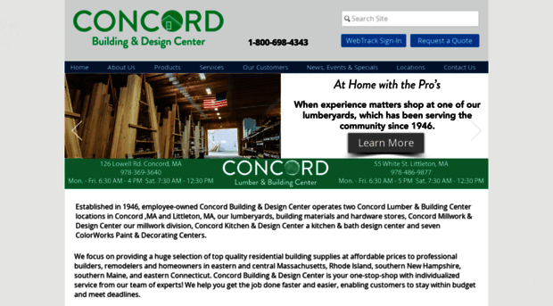 concordlumbercorp.com