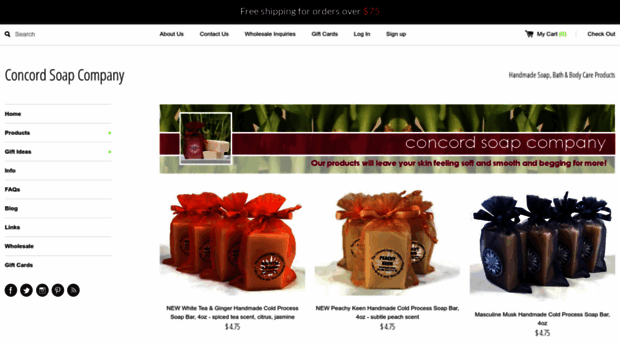 concordsoapcompany.com