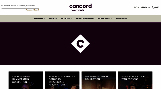 concordtheatricals.co.uk