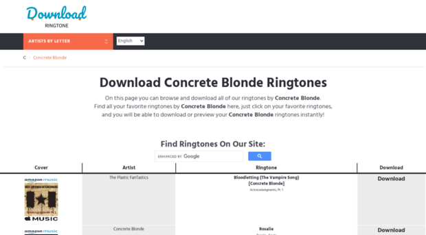 concreteblonde.download-ringtone.com