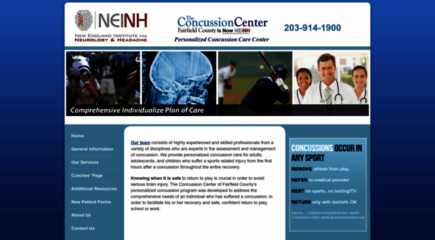 concussioncenterct.com