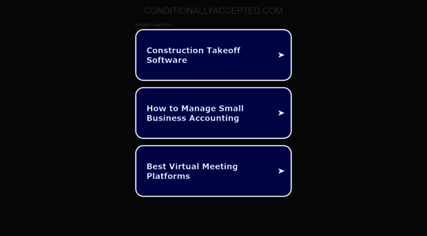 conditionallyaccepted.com