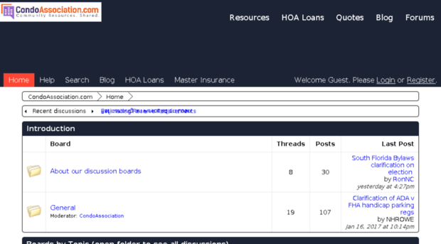 condoassociation.forums.net