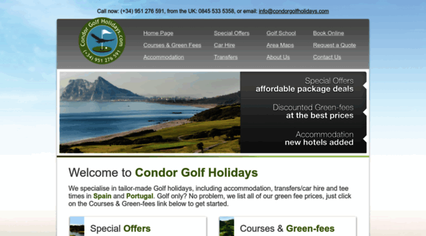 condorgolfholidays.com