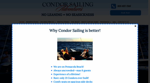 condorsailingadventures.com