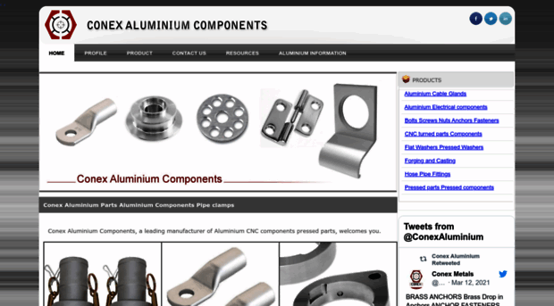 conexaluminium.com