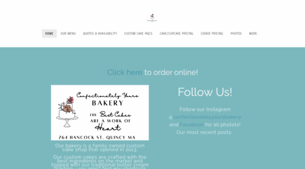 confectionatelyyoursbakery.com